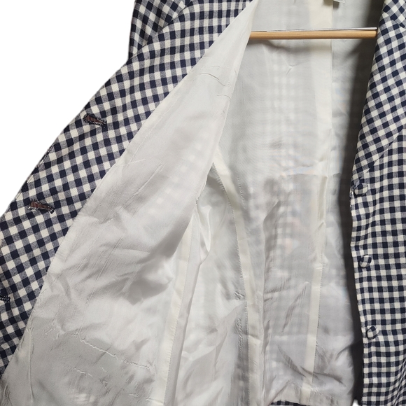 Liz Clairborne checkered womens jacket - Picture 2 of 4